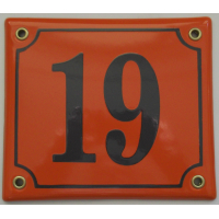 Huisnummer bord 'extra 2' 15x13 cm